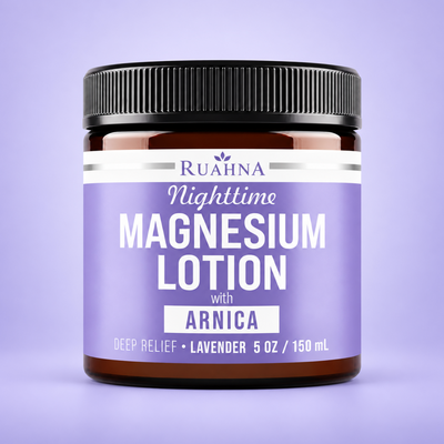RUAHNA Nighttime Magnesium Lotion with Arnica – 150 mL