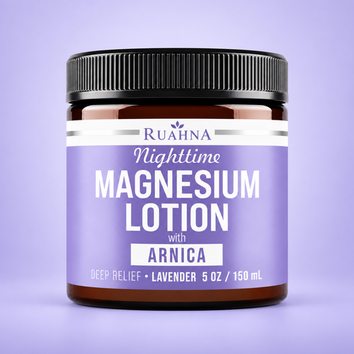RUAHNA Nighttime Magnesium Lotion with Arnica – 150 mL