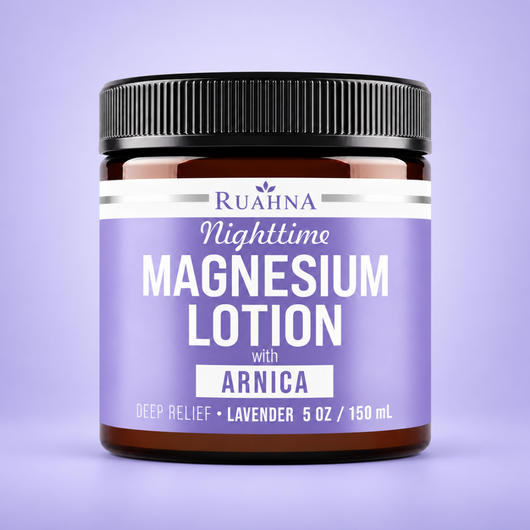 RUAHNA Nighttime Magnesium Lotion with Arnica – 150 mL