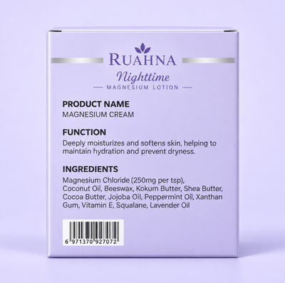 RUAHNA Nighttime Magnesium Lotion with Arnica – 150 mL