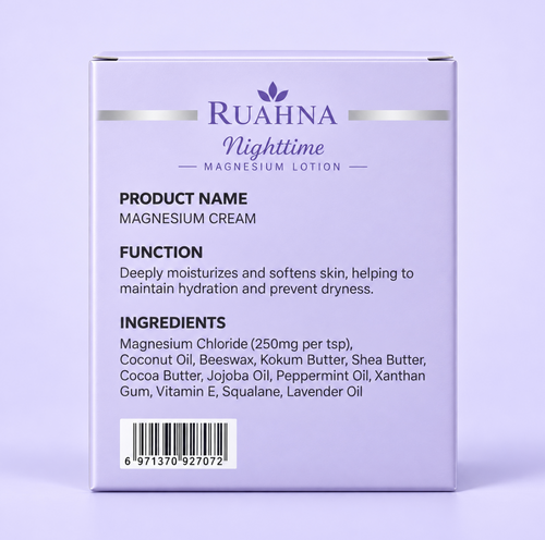 RUAHNA Nighttime Magnesium Lotion with Arnica – 150 mL